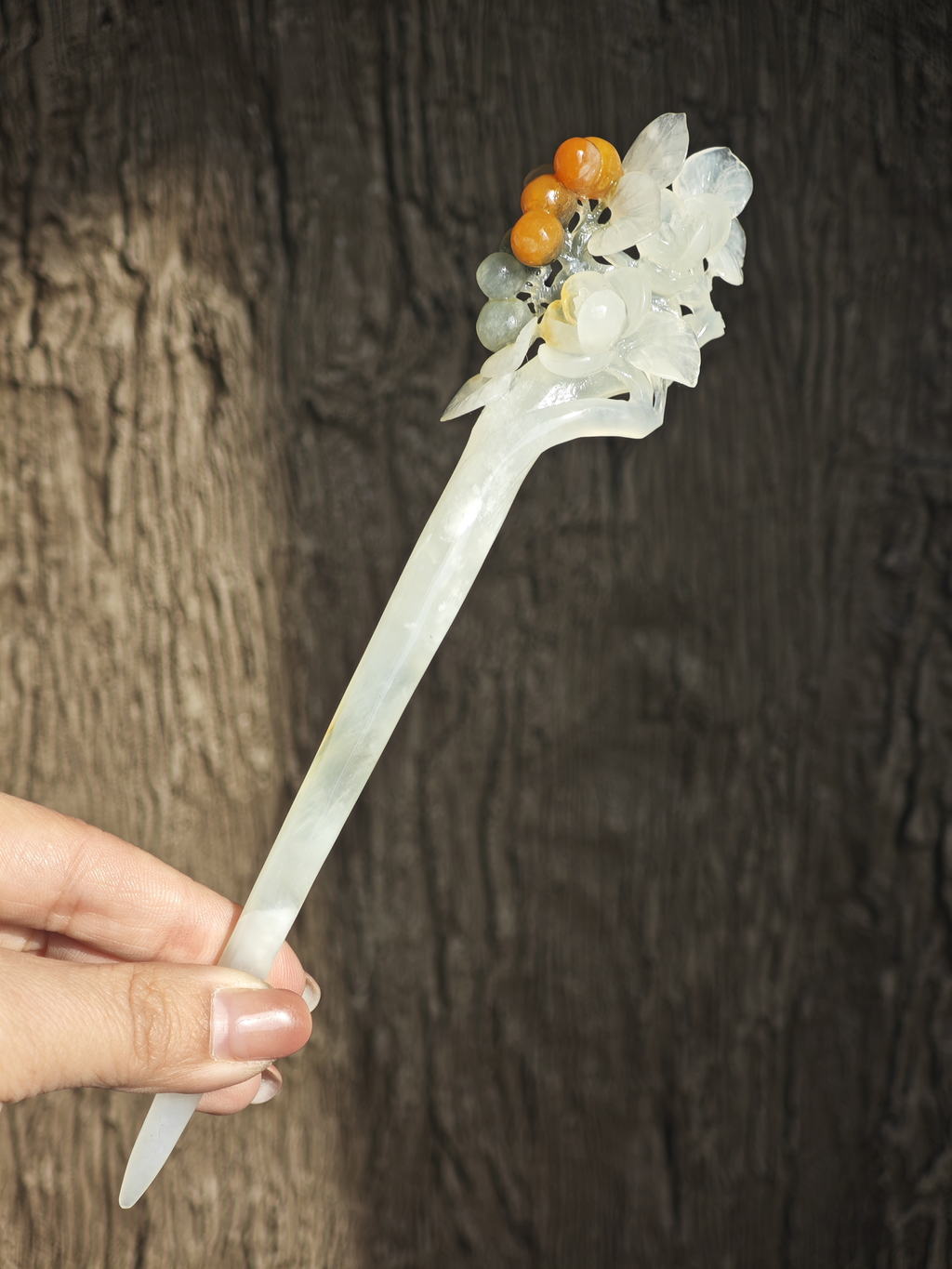 Jade Blossom & Vermilion Fruits