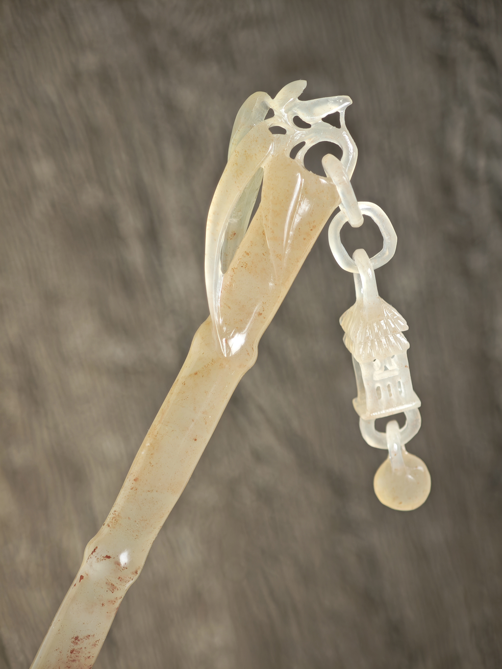 Jade Bamboo with Hanging Palace Lantern