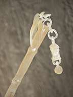 Jade Bamboo with Hanging Palace Lantern