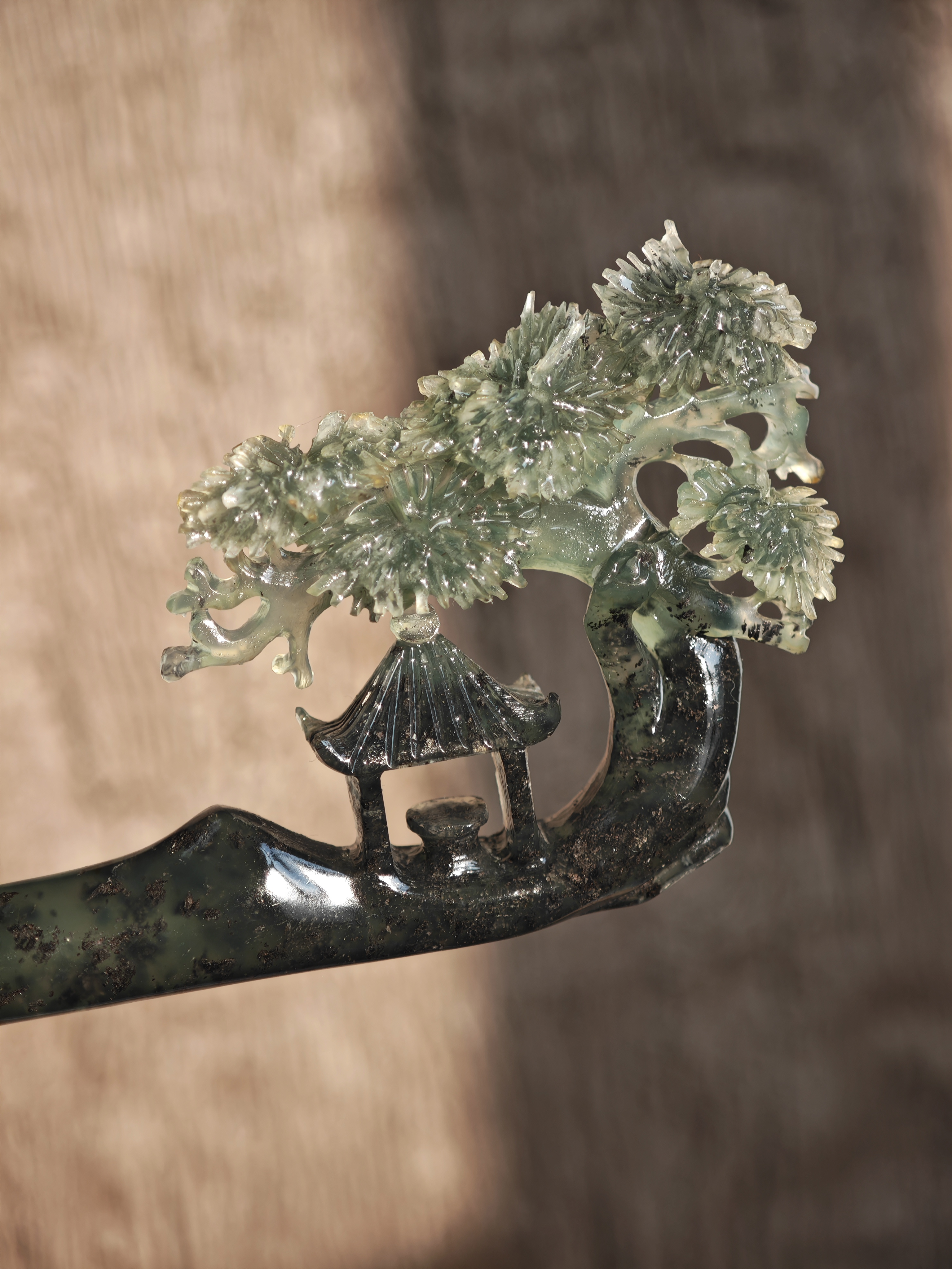 Pine Pavilion in Misty Verdure