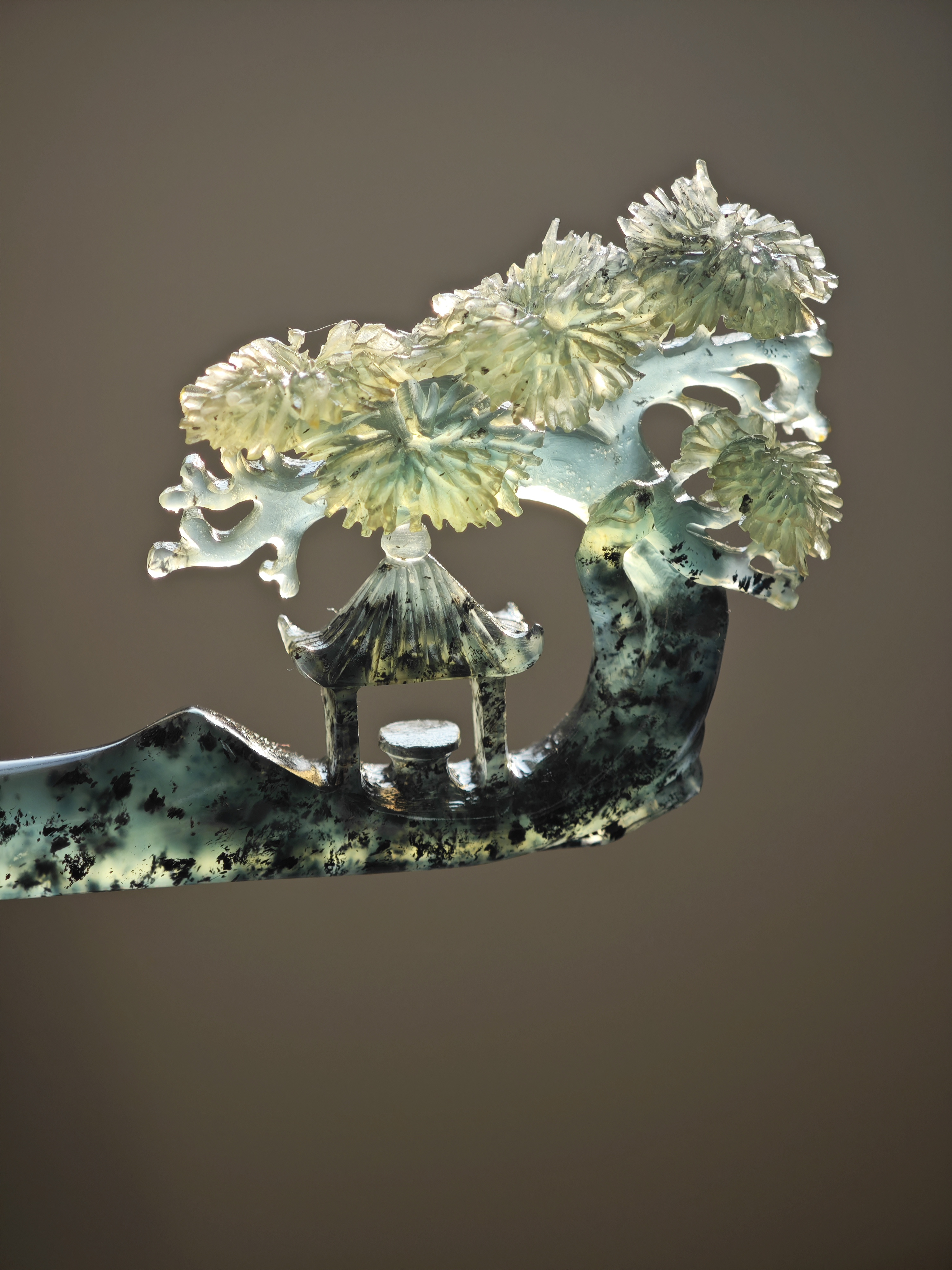 Pine Pavilion in Misty Verdure