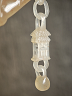 Jade Bamboo with Hanging Palace Lantern