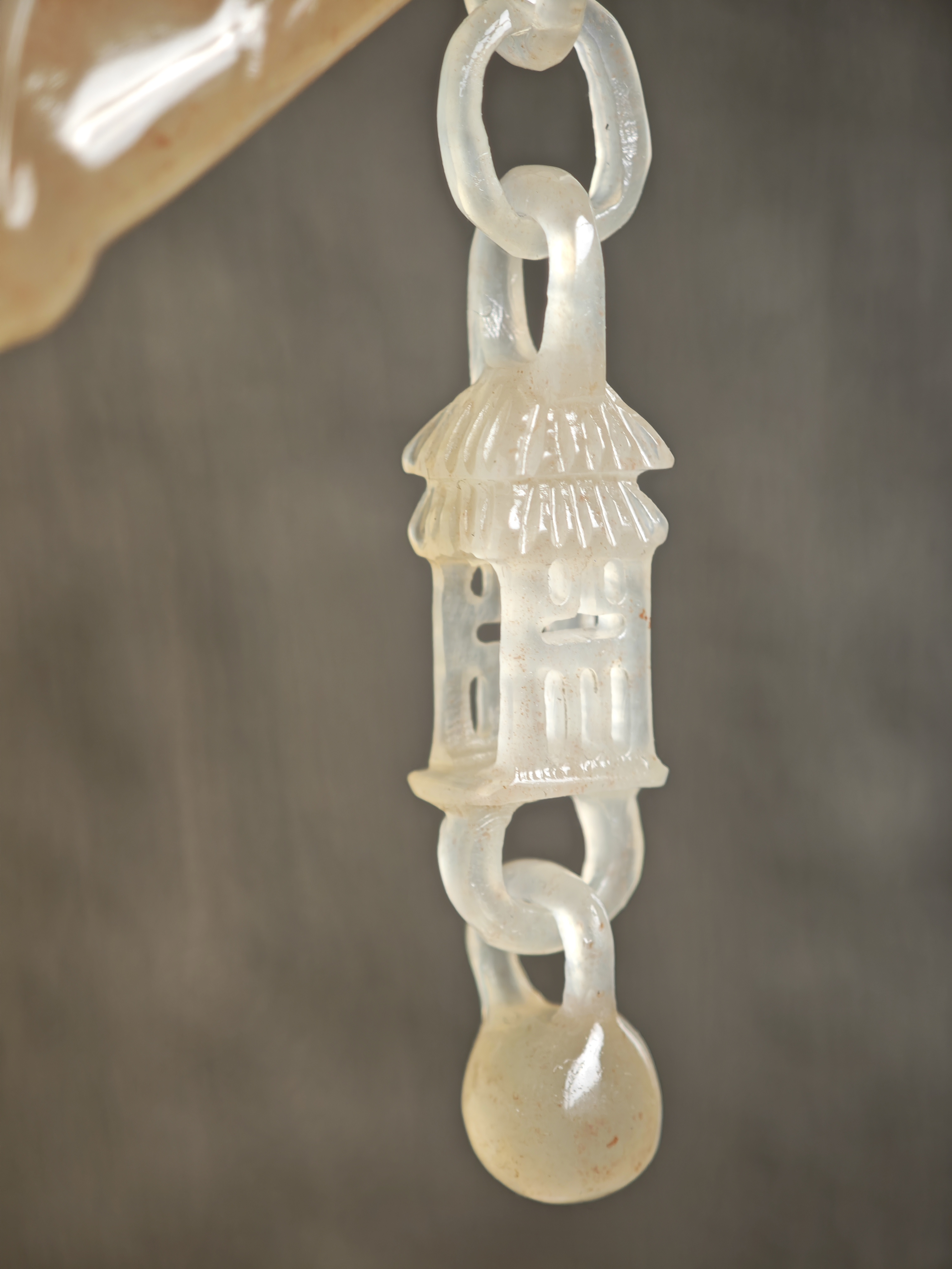 Jade Bamboo with Hanging Palace Lantern