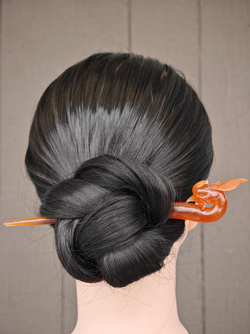 Crimson Phoenix Hairpin: Auspicious Embrace
