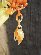Golden Magnolia Bud Jade Hairpin