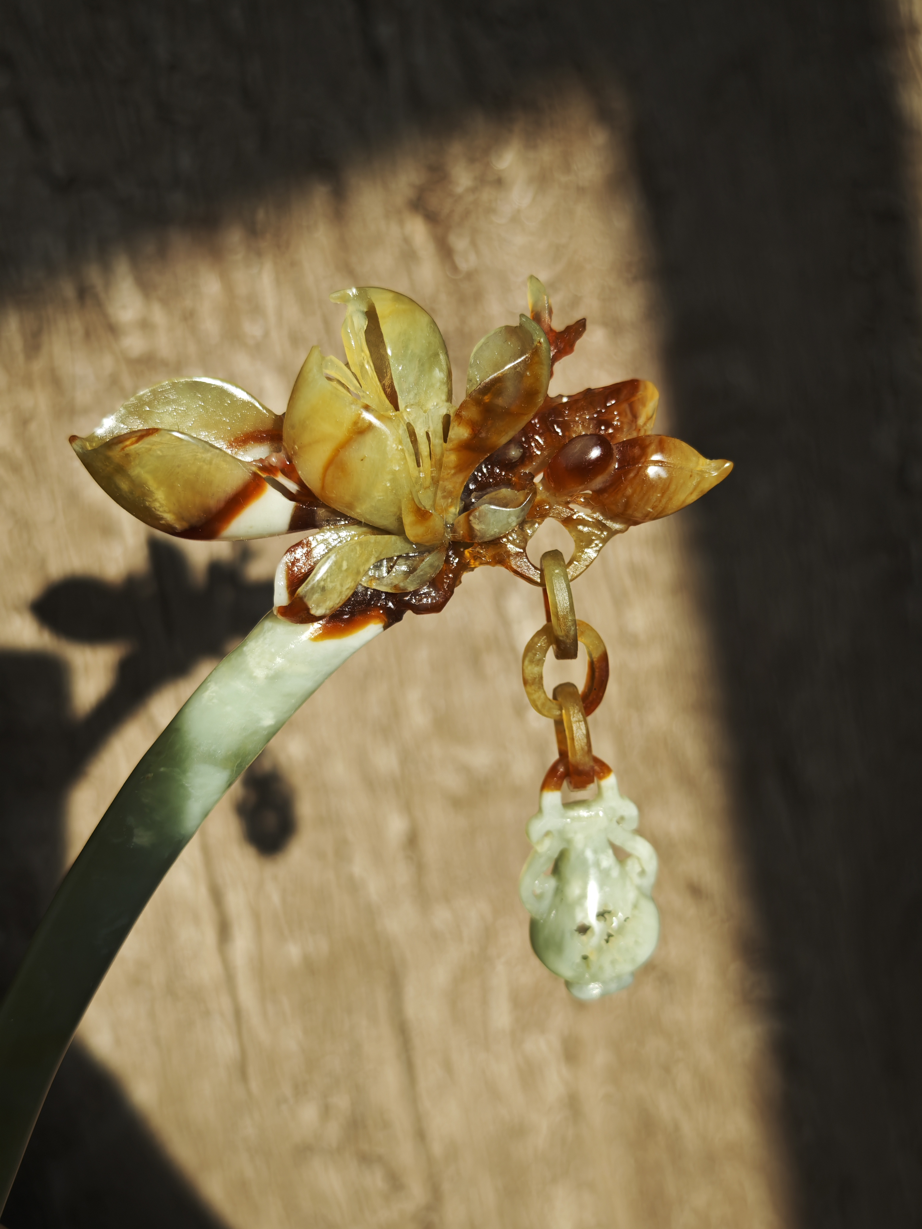 Gilded Jade Orchid Bloom