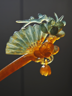 Verdant Fan & Jade Magnolia