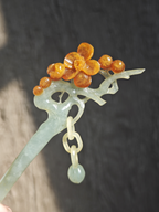 Pale Twig with Golden Plum