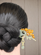 Pale Twig with Golden Plum