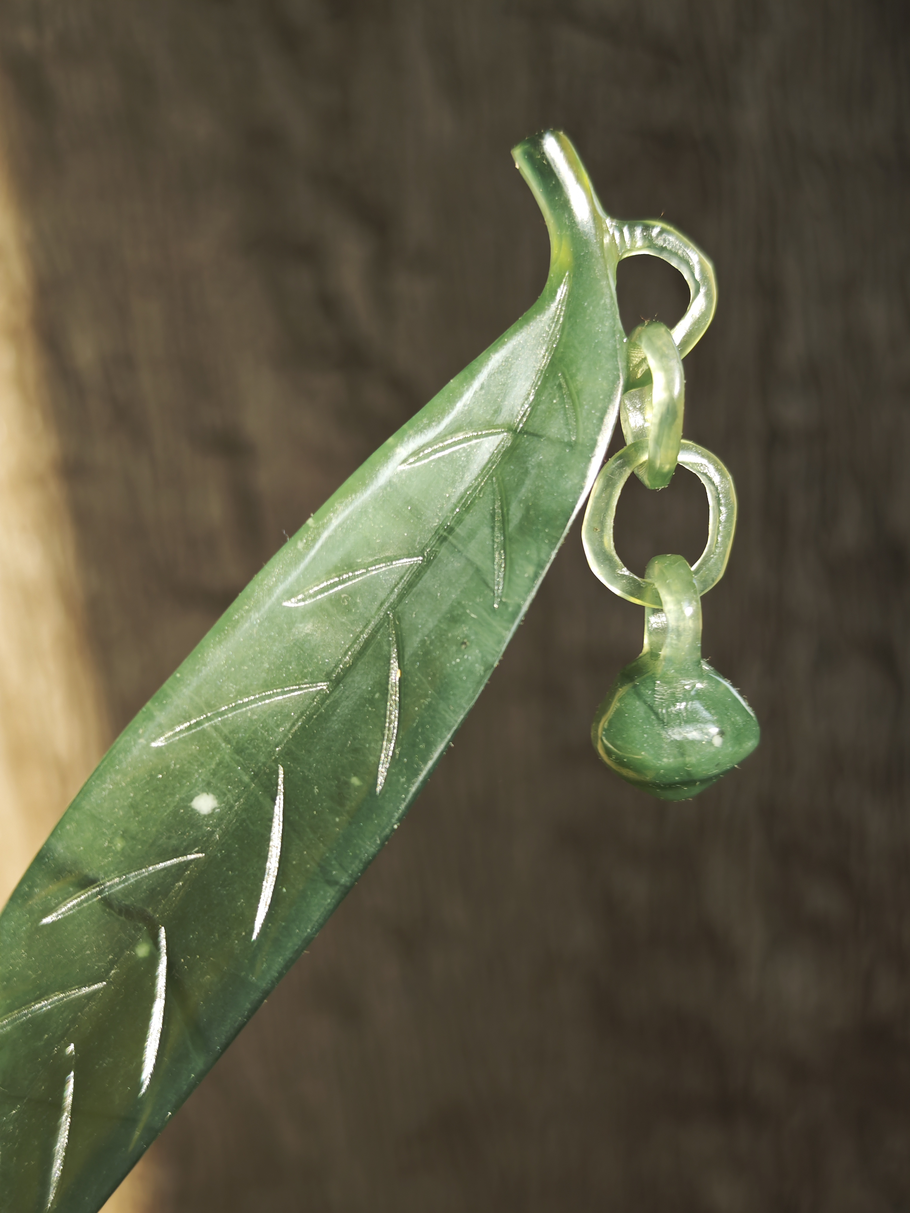 Verdant Leaf Jade Hairpin