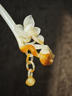 Jade Lotus with Dewdrop Hairpin