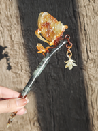 Dancing Butterfly on Jade Branch Hairpin