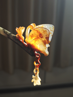 Dancing Butterfly on Jade Branch Hairpin