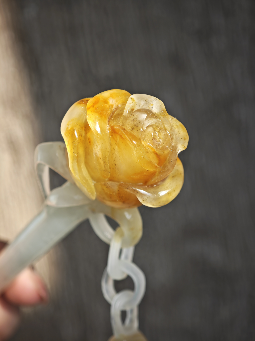 Jade Rose’s Gilded Radiance Hairpin