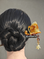 Dancing Butterfly on Jade Branch Hairpin