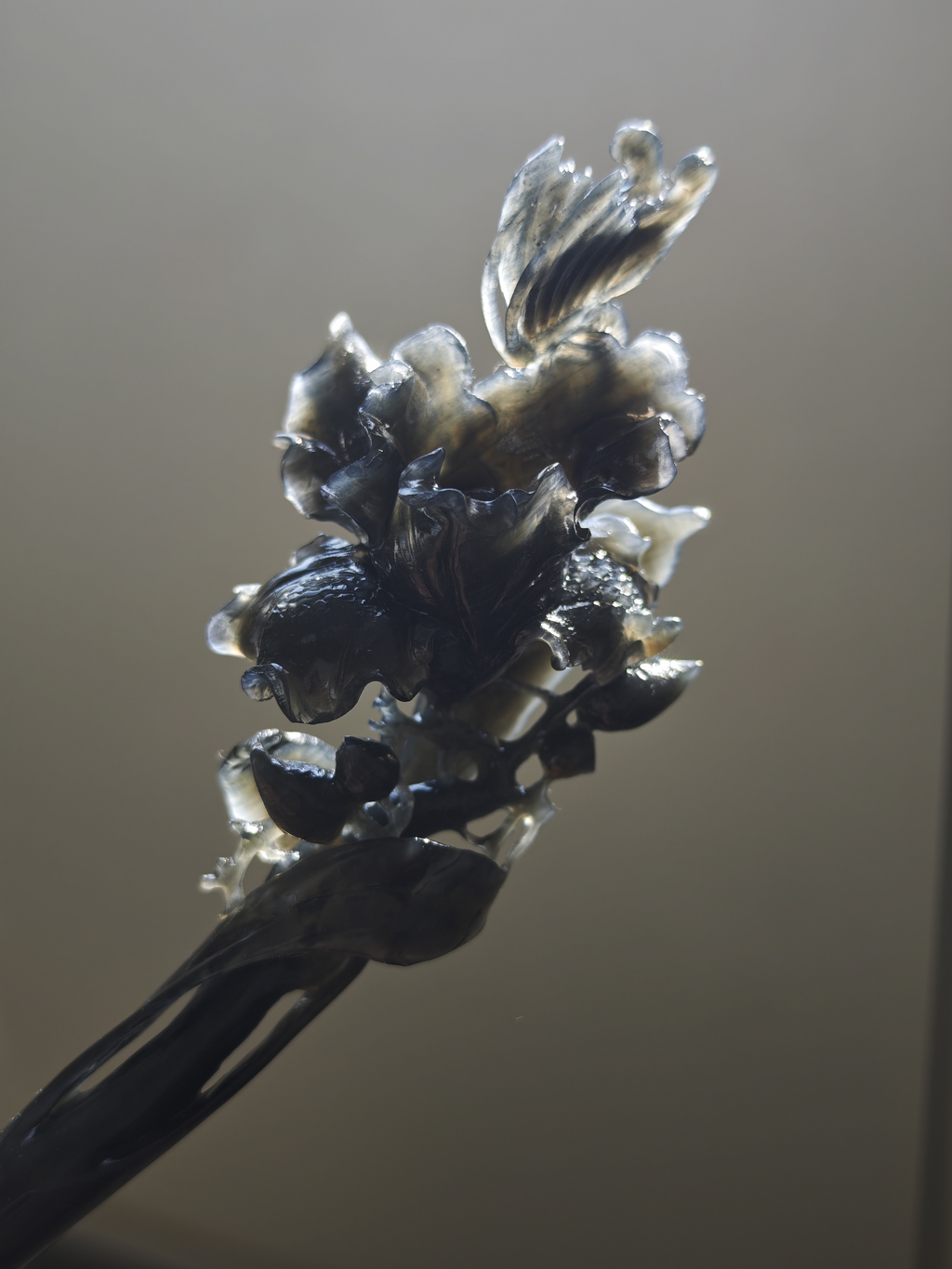 Ink Jade Iris Silhouette