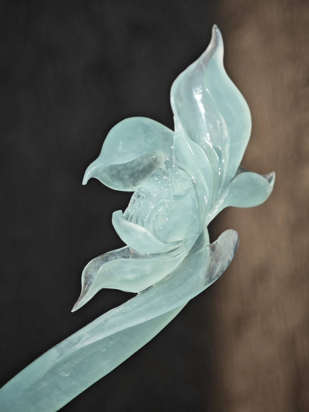 Breeze Lotus Jade Hairpin