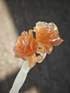 Ruby Jade Peony Embellishment