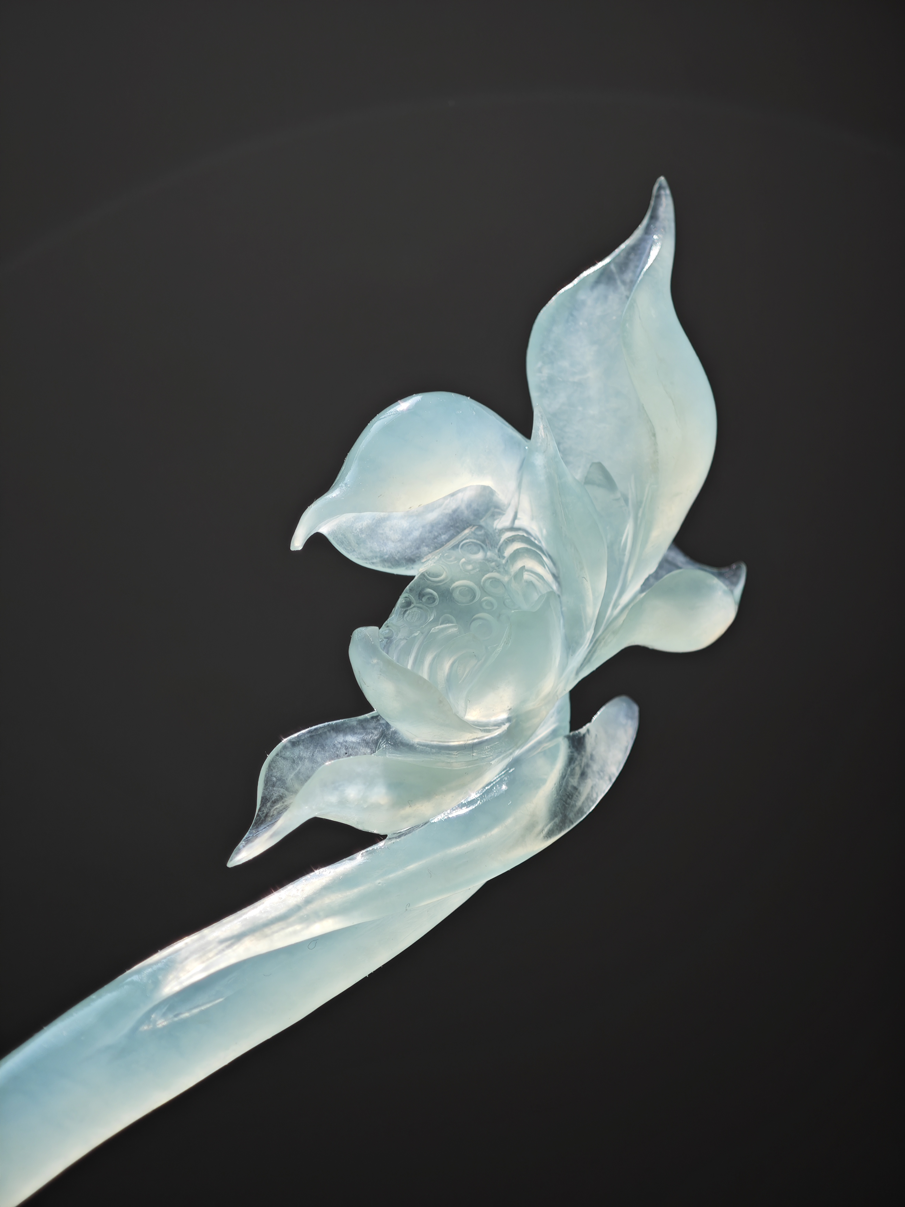 Breeze Lotus Jade Hairpin