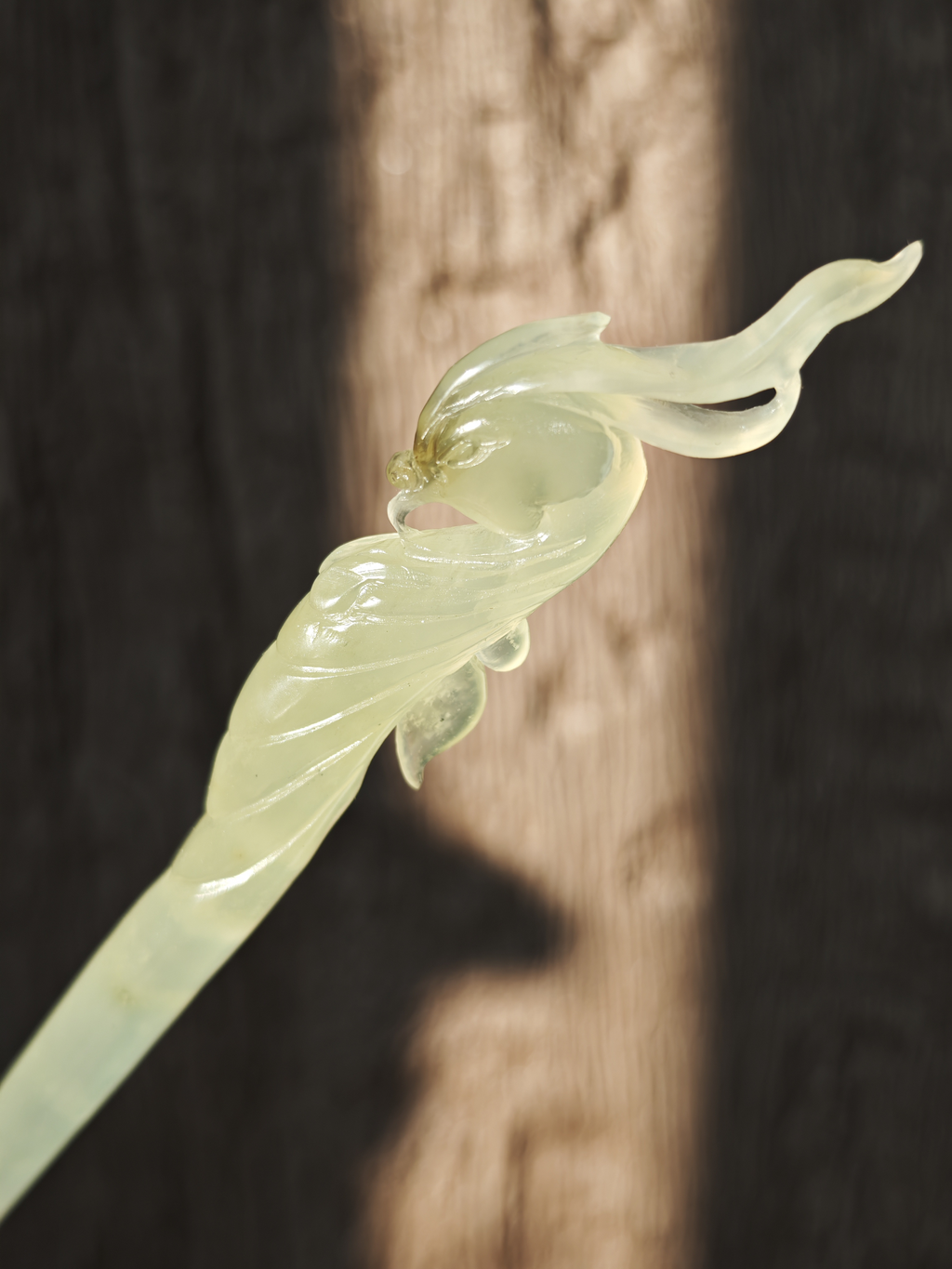 Pale Azure Jade Phoenix's Flutter