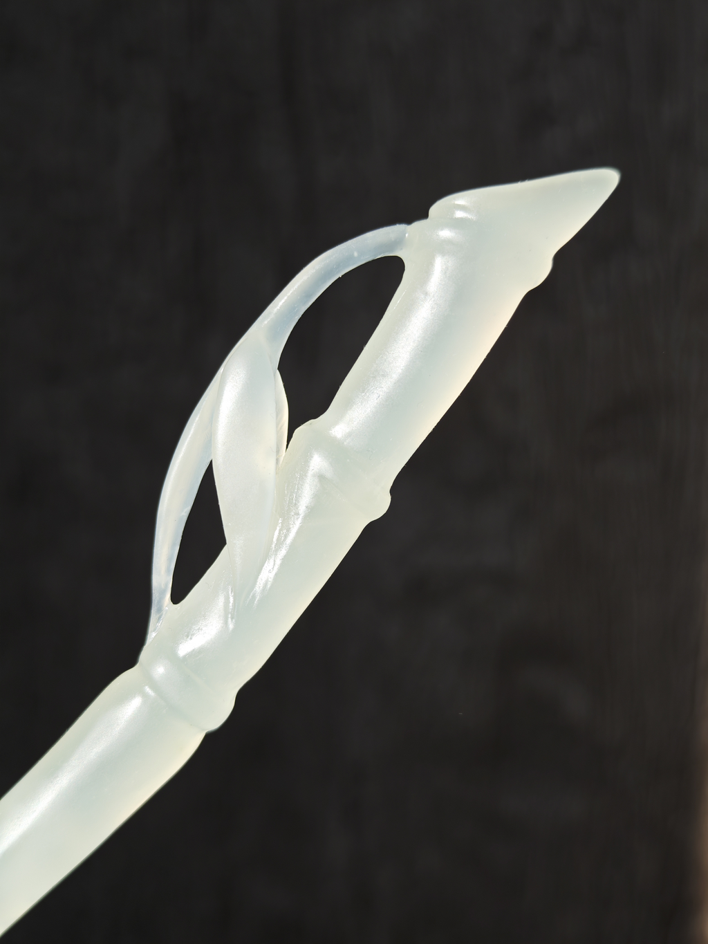 Lucent Bamboo New Node Jade Hairpin