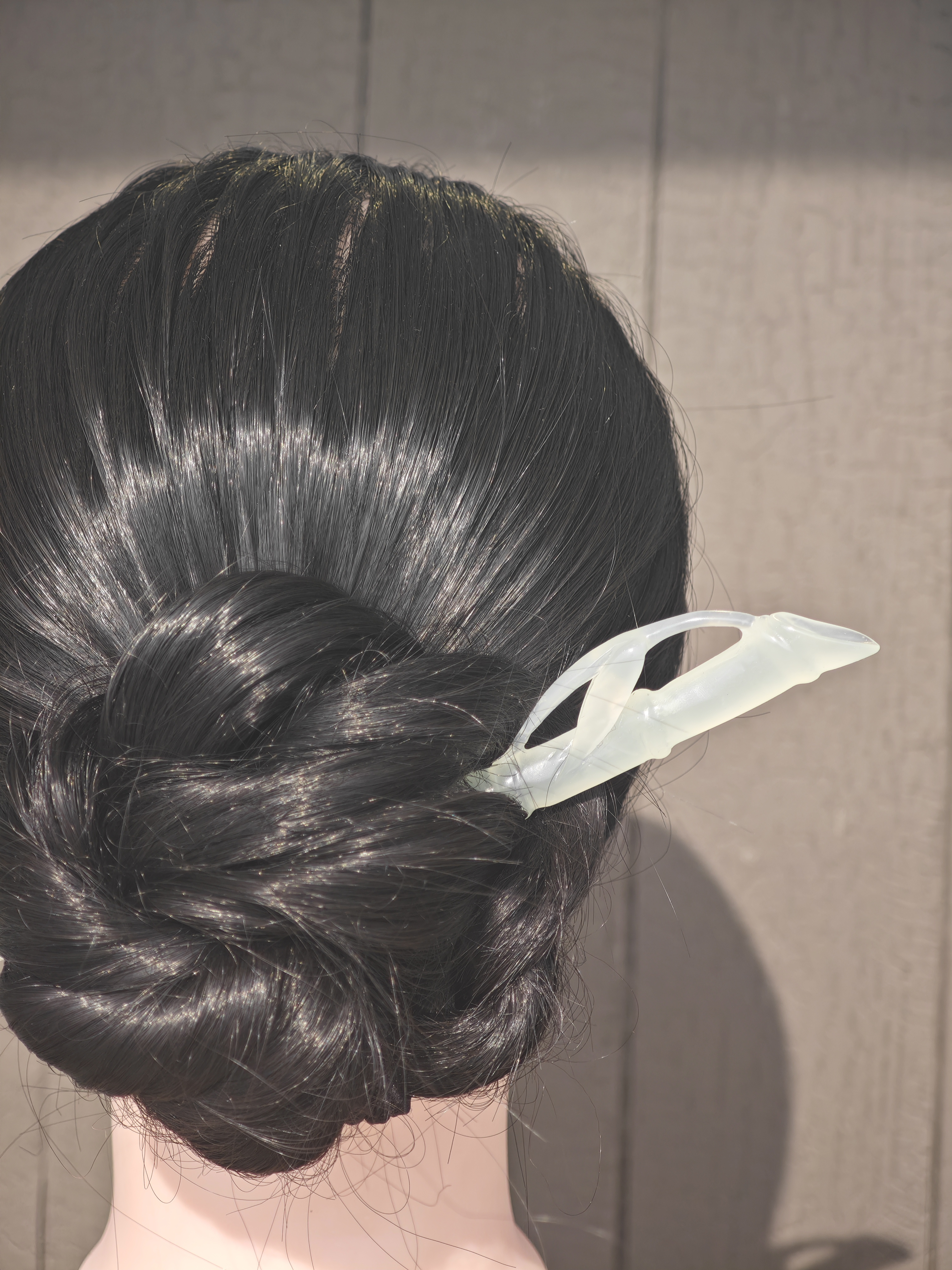 Lucent Bamboo New Node Jade Hairpin