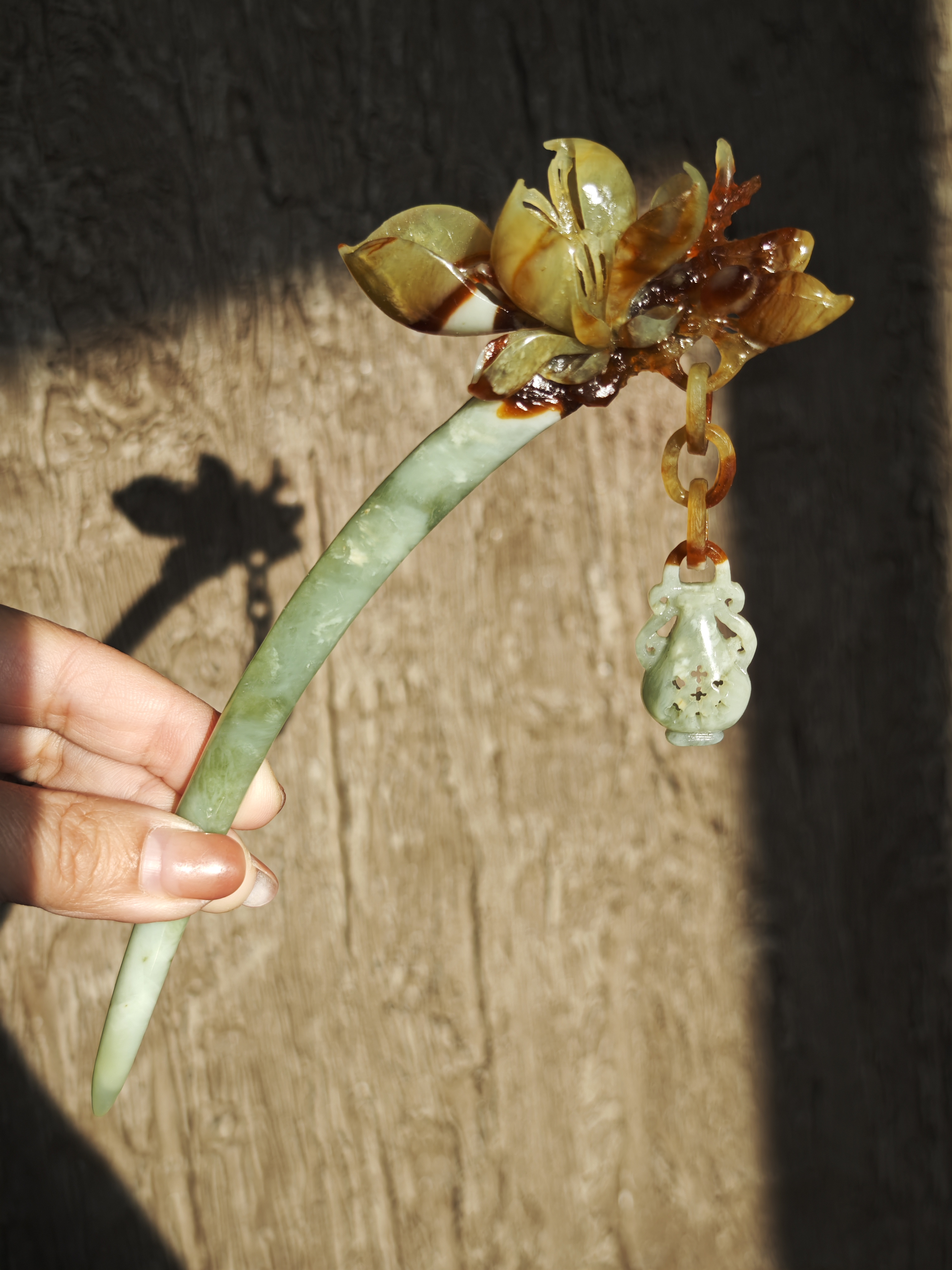 Gilded Jade Orchid Bloom