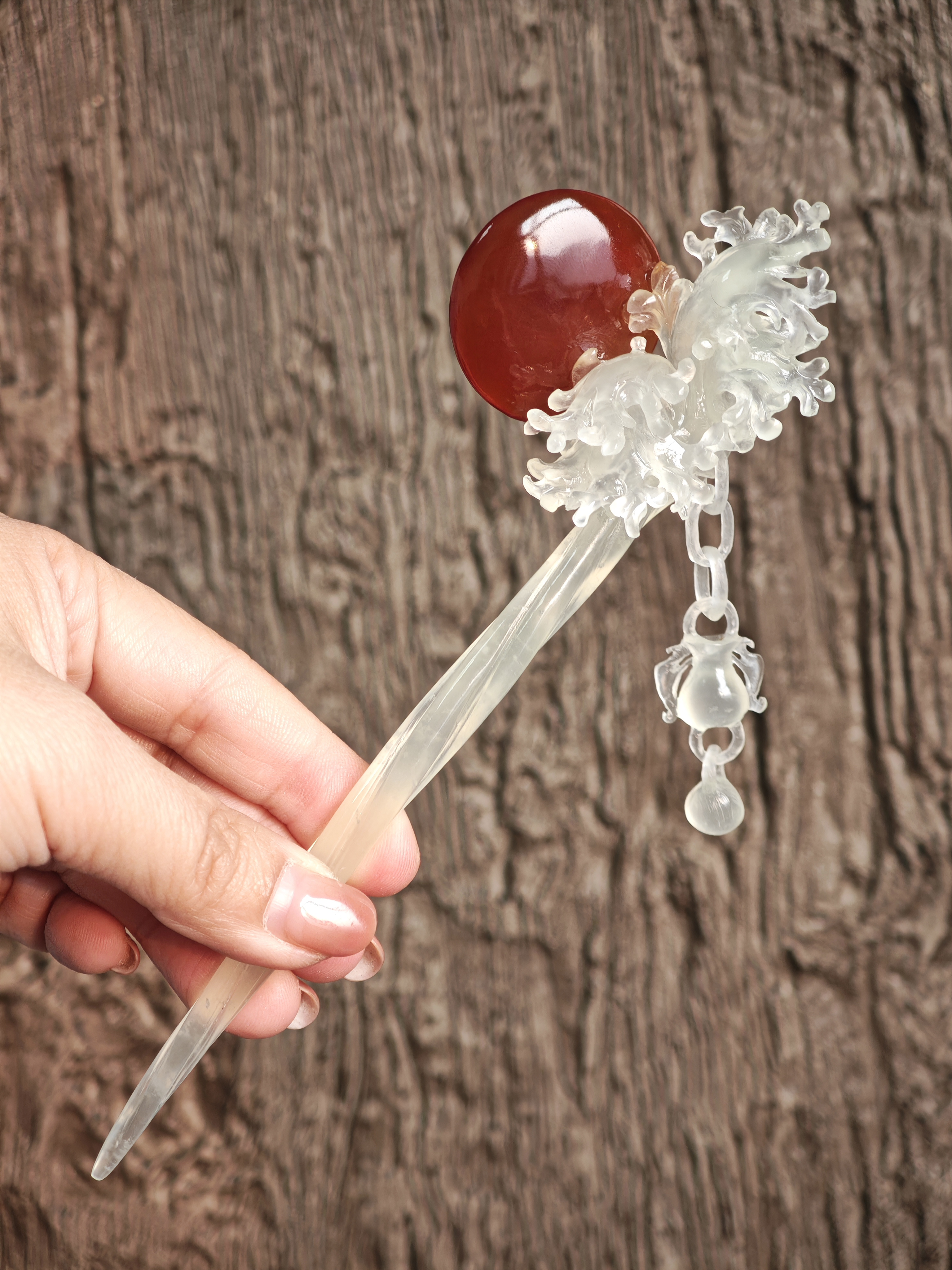 Crimson Sunrise & Jade Billows