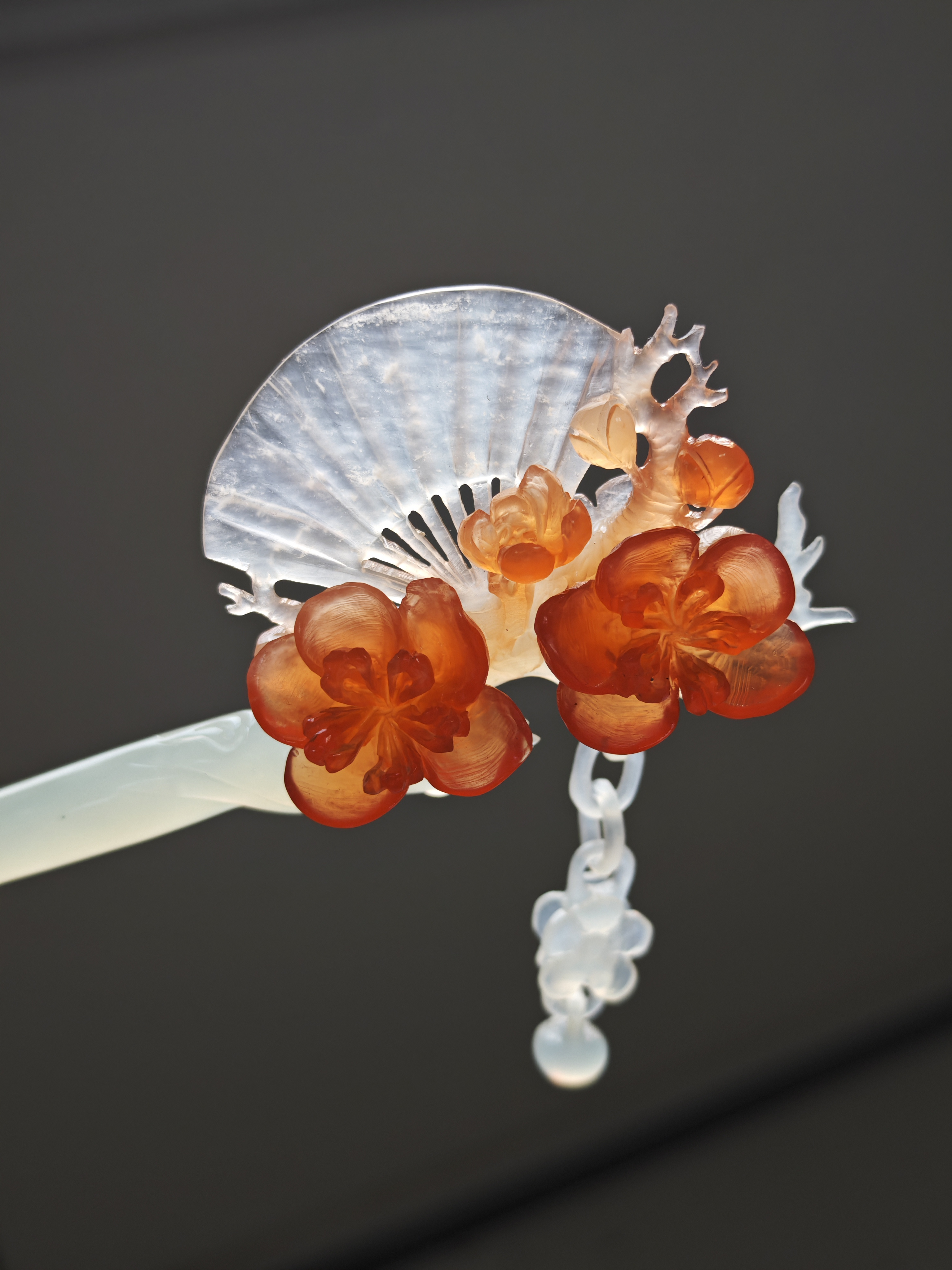 Fan Silhouette & Crimson Splendor