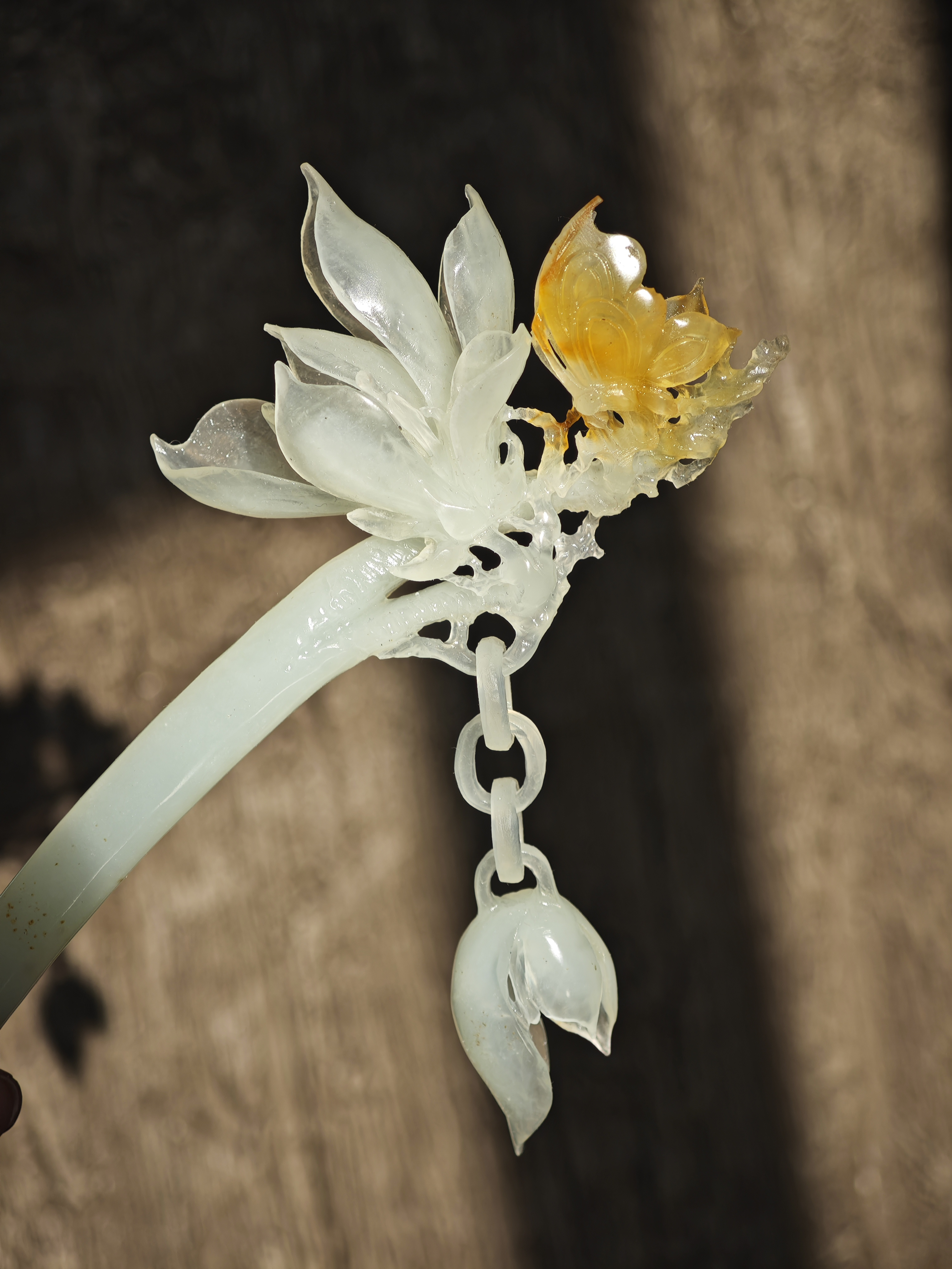 Jade Magnolia Butterfly Splendor