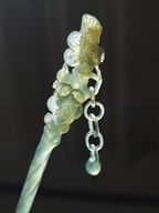 Clear Brook Plum Jade Hairpin
