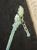 Clear Brook Plum Jade Hairpin
