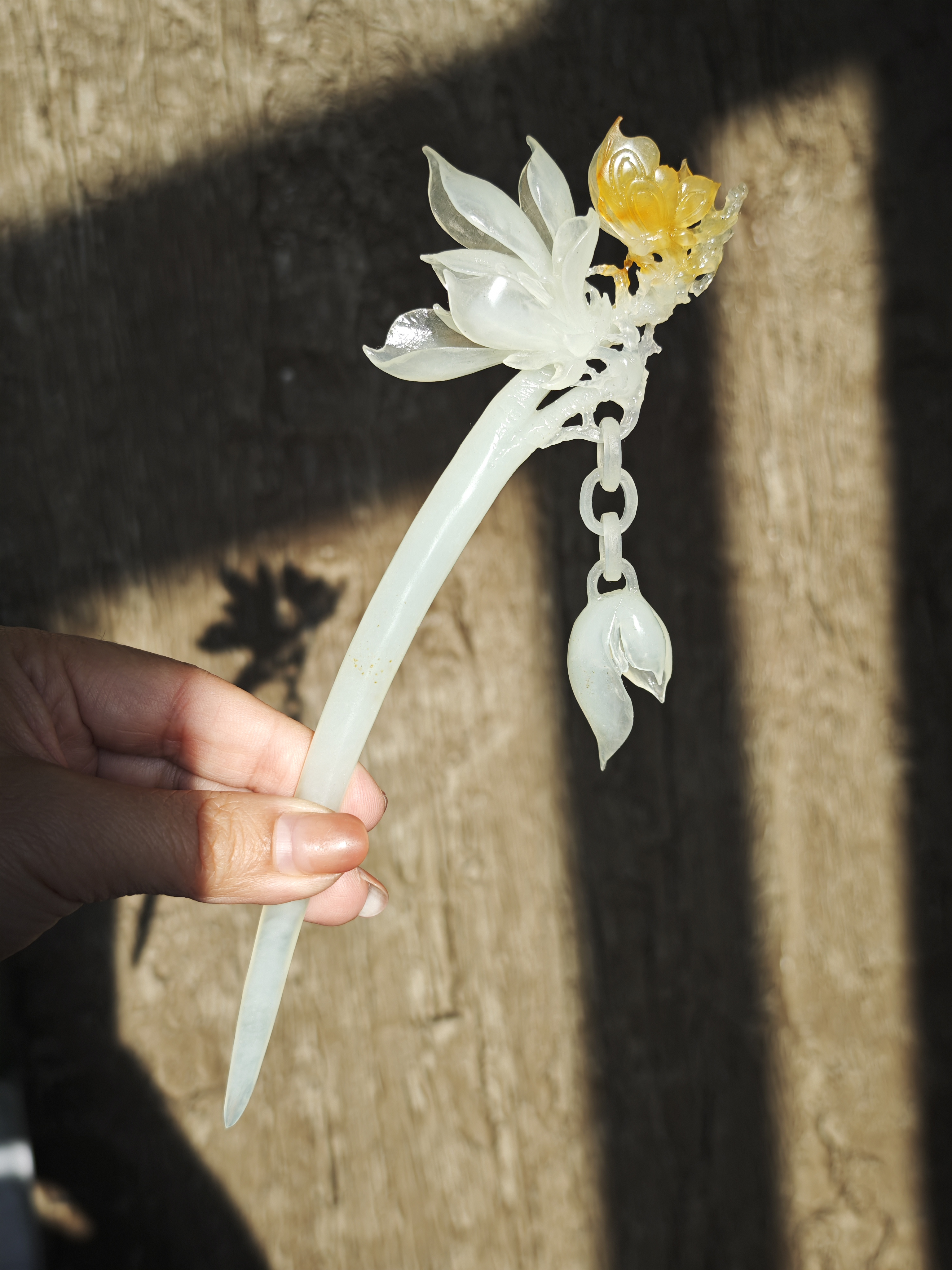 Jade Magnolia Butterfly Splendor