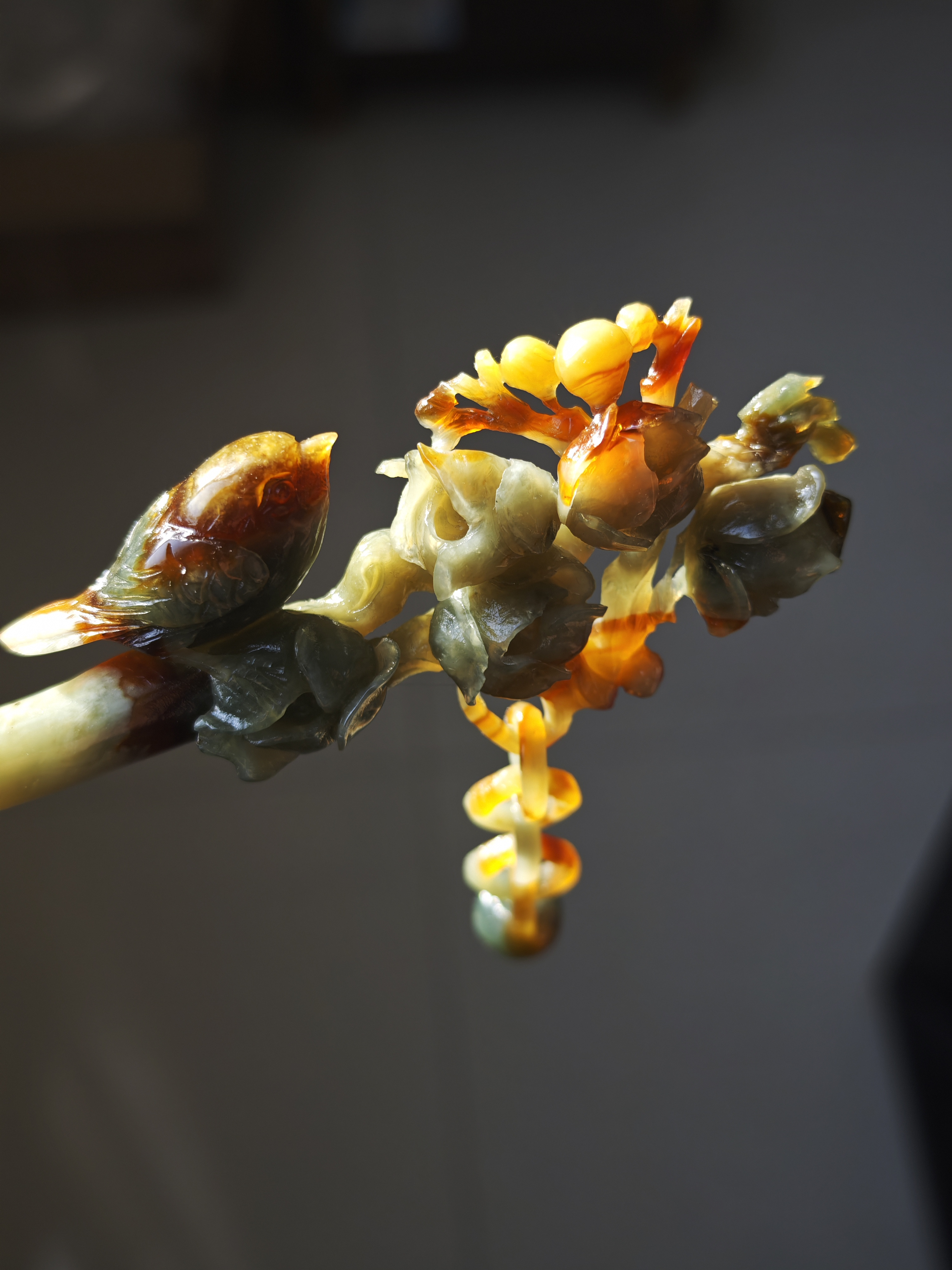 Artful Finch on Jade Buds