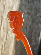 Crimson Cloud Ruyi Hairpin