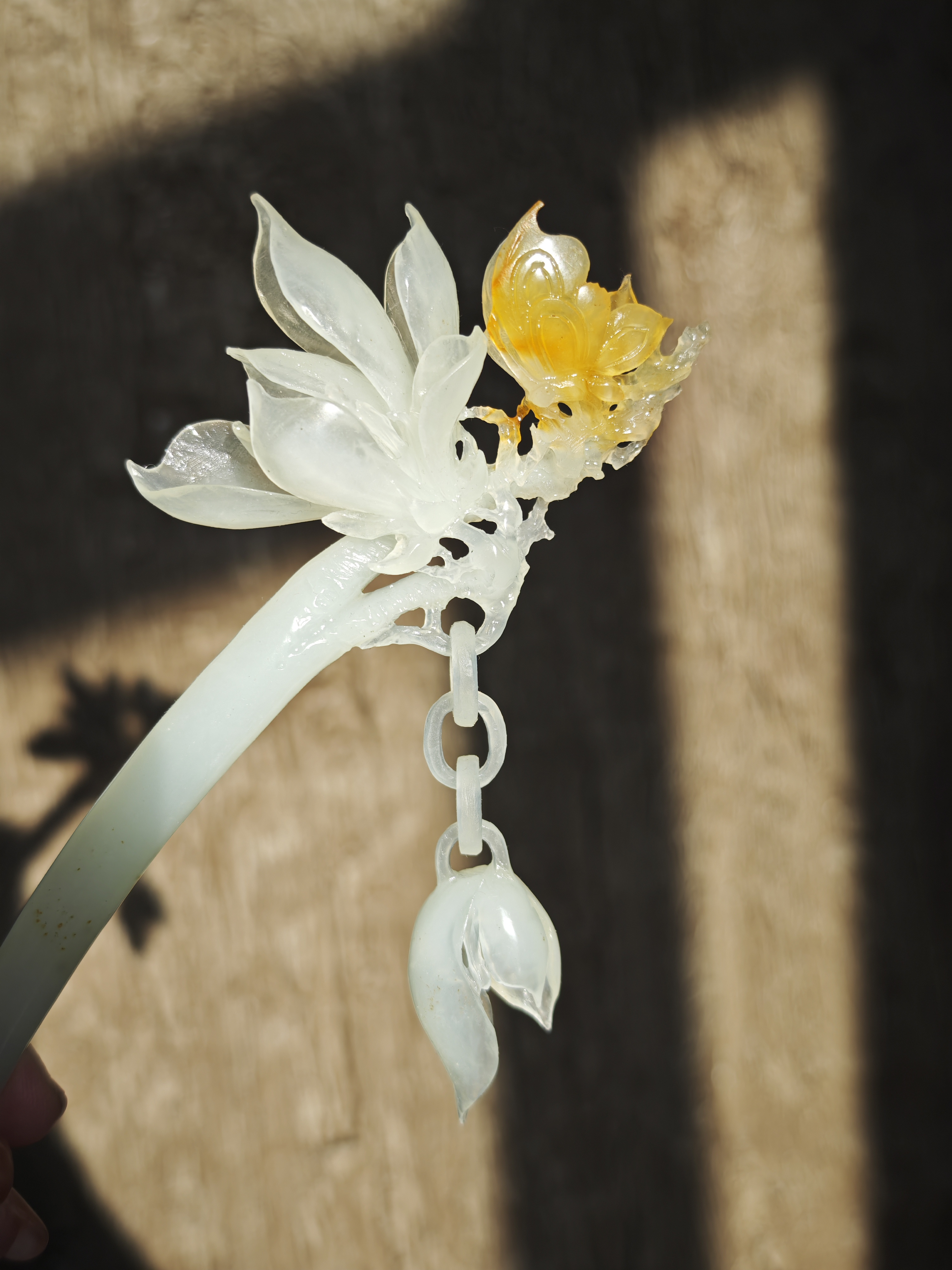 Jade Magnolia Butterfly Splendor