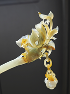 Lustrous Lily Jade Hairpin