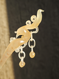 Warm Phoenix Jade Hairpin
