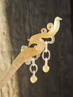 Warm Phoenix Jade Hairpin