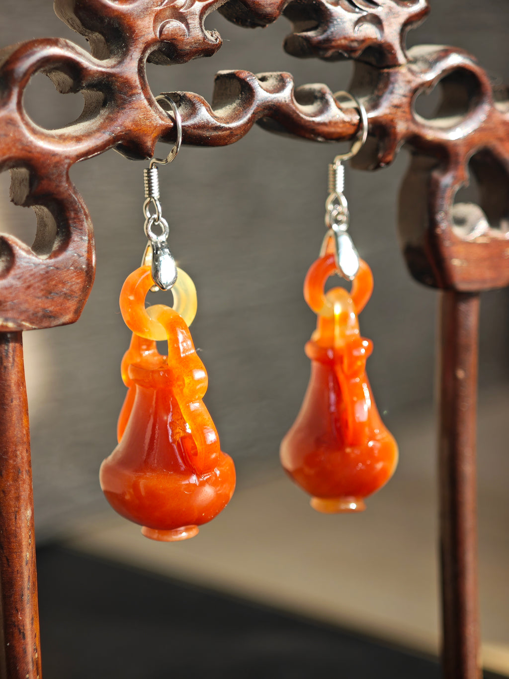 Red Sands Amulet – Vermilion Peace Earrings