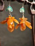 Luminous Orchid Pavilion Earrings