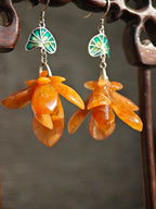 Luminous Orchid Pavilion Earrings