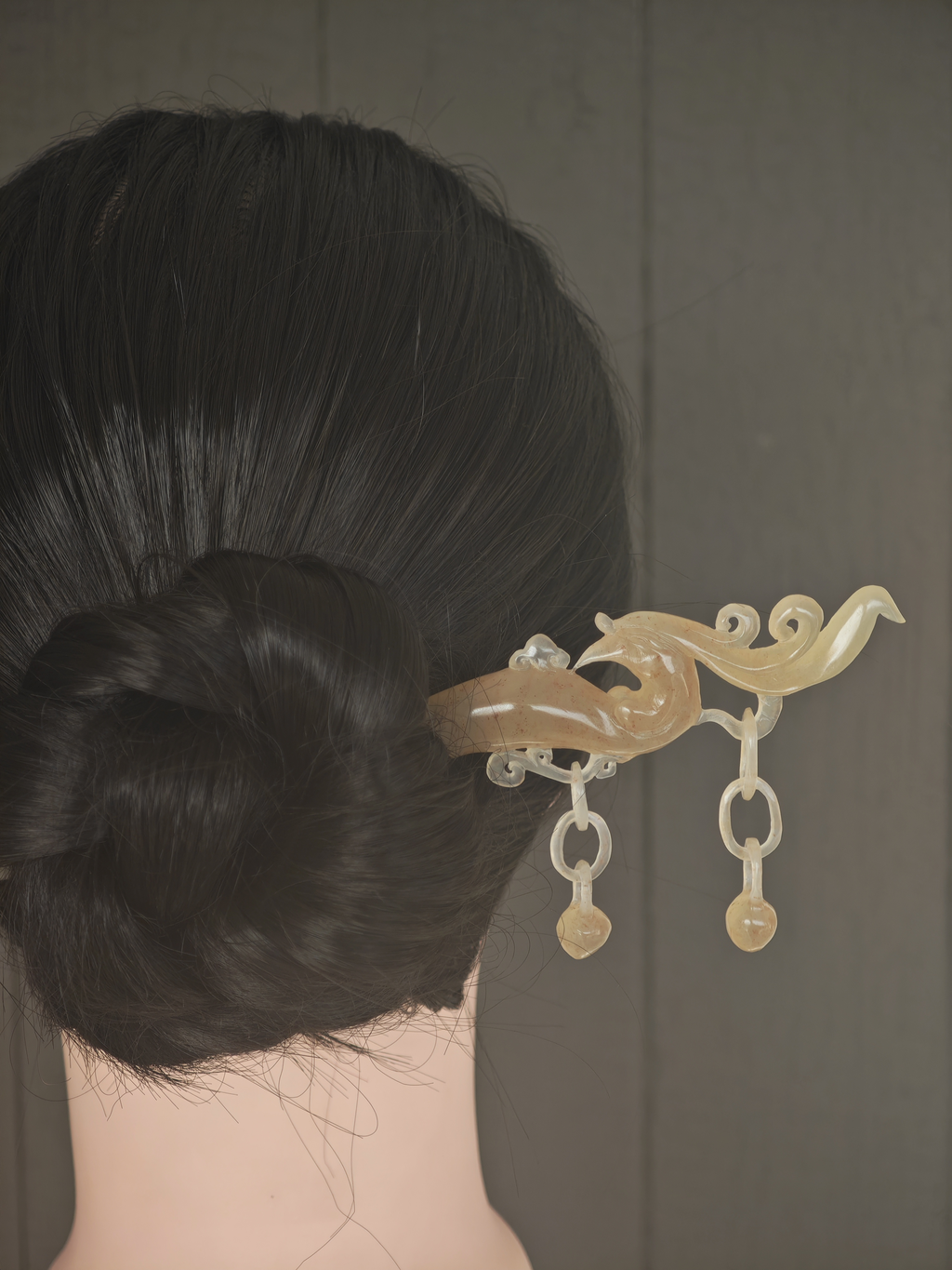 Warm Phoenix Jade Hairpin