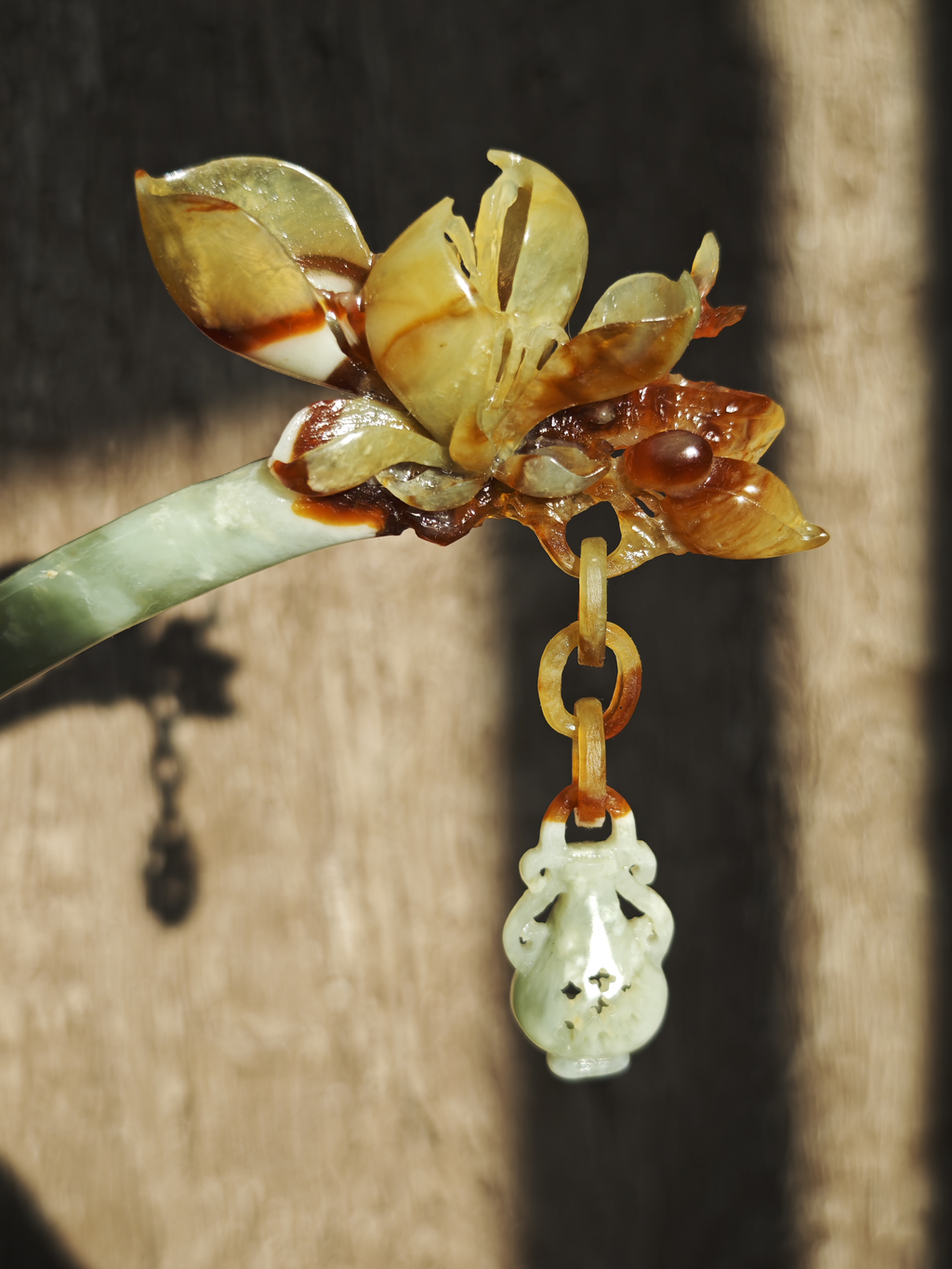 Gilded Jade Orchid Bloom