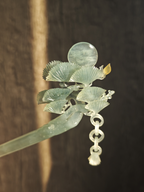 Moonlit Pine Jade Hairpin
