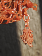 Crimson Ripple Jellyfish Jade Hairpin