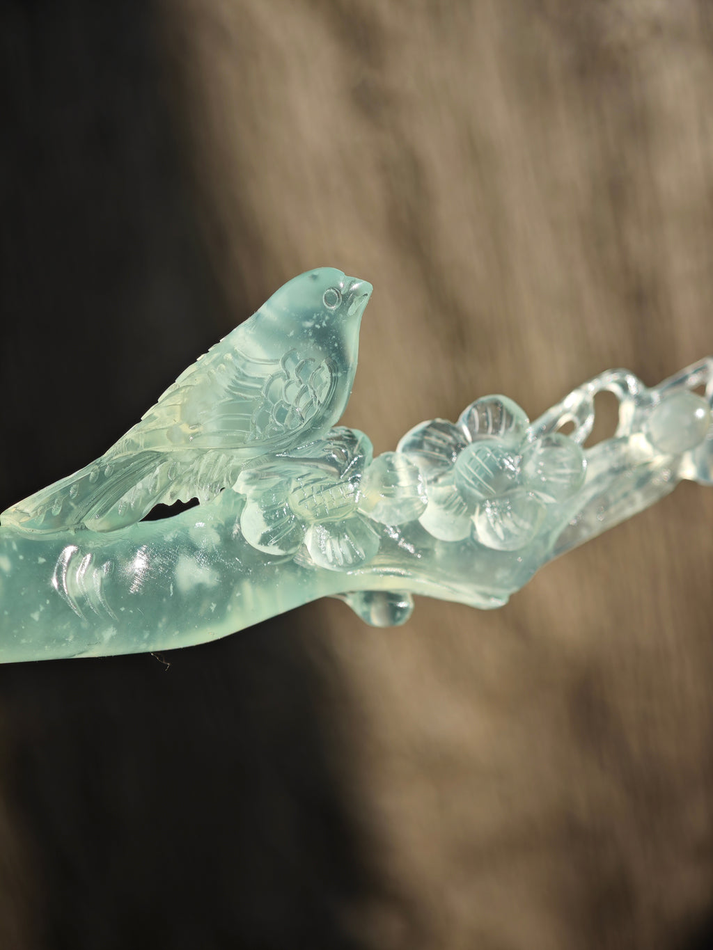 Serene Frost Jade Hairpin