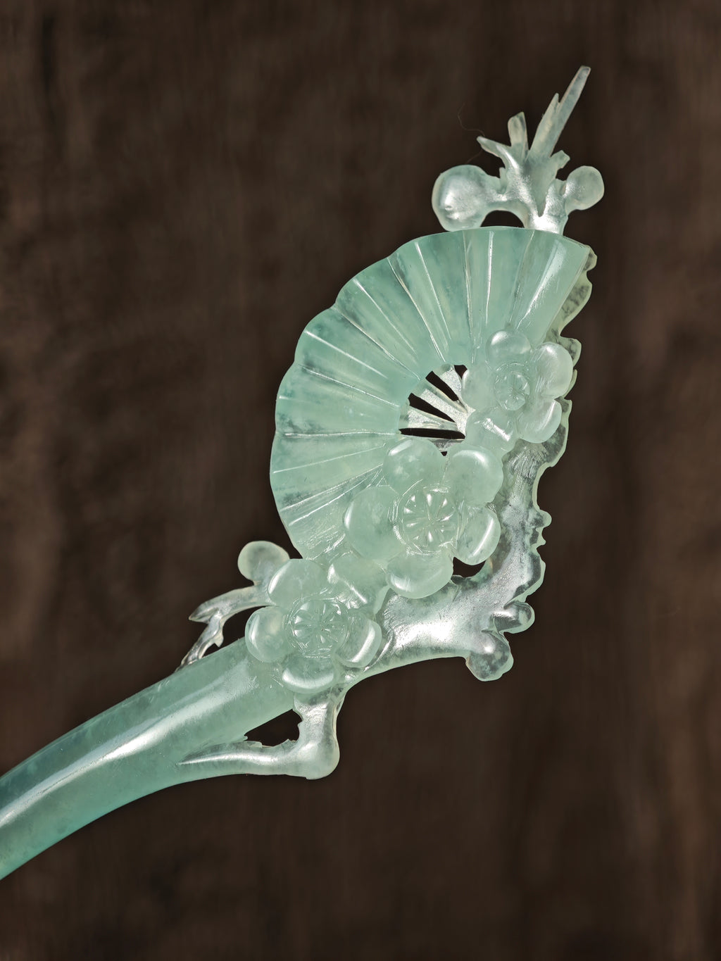 Verdant Blossom Fan
