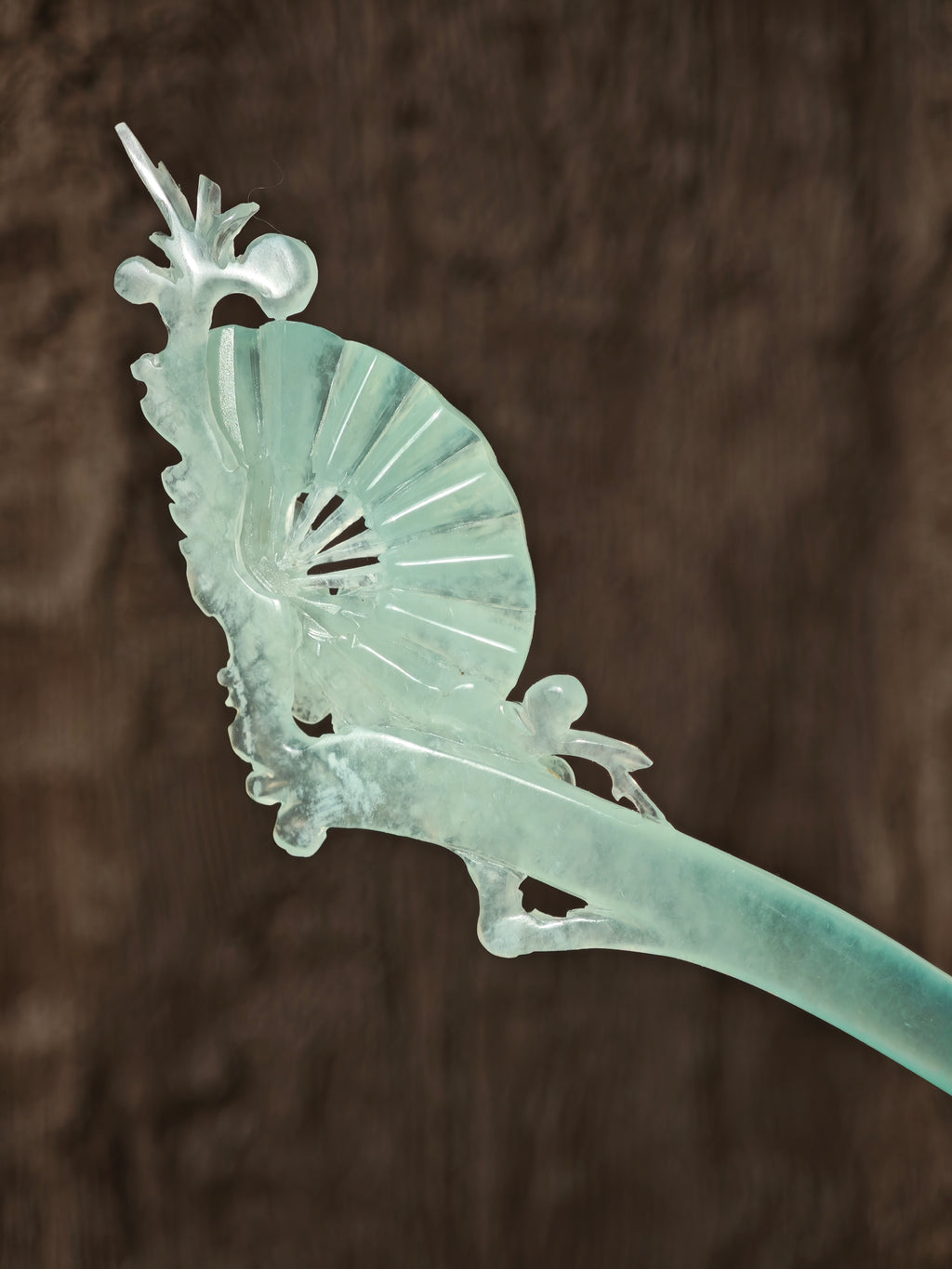 Verdant Blossom Fan