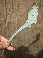 Verdant Blossom Fan